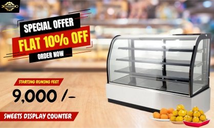 Sweets Display Counter